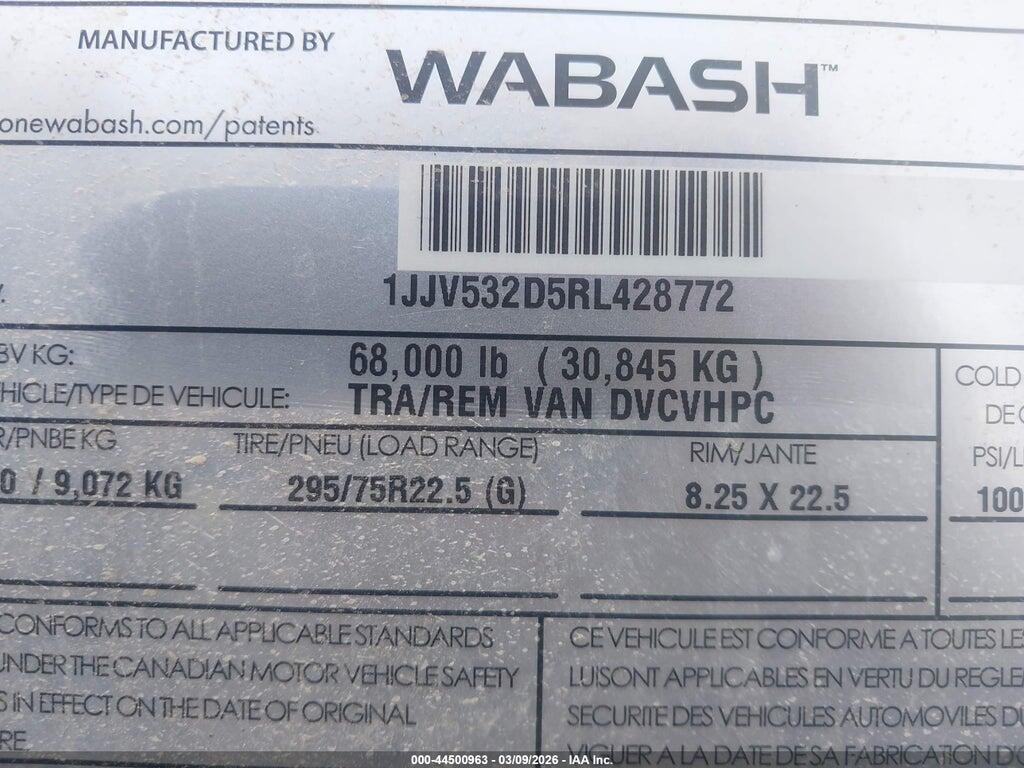 1JJV532D5RL428772 2024 WABASH NATIONAL CORP WABASH NATIONAL CORP photo no. 9