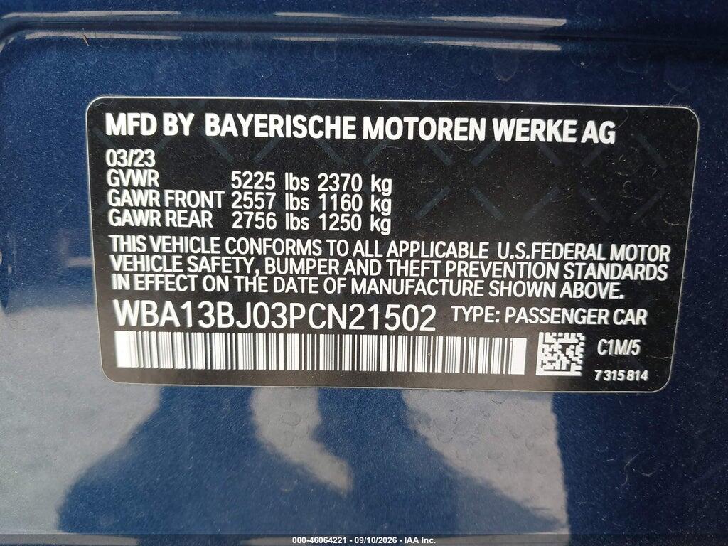 WBA13BJ03PCN21502 2023 BMW 530 photo no. 9