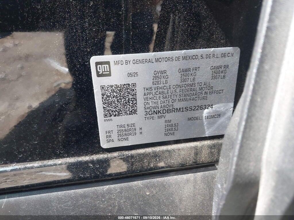 3GNKDBRM1SS226324 2025 CHEVROLET BLAZER EV photo no. 9