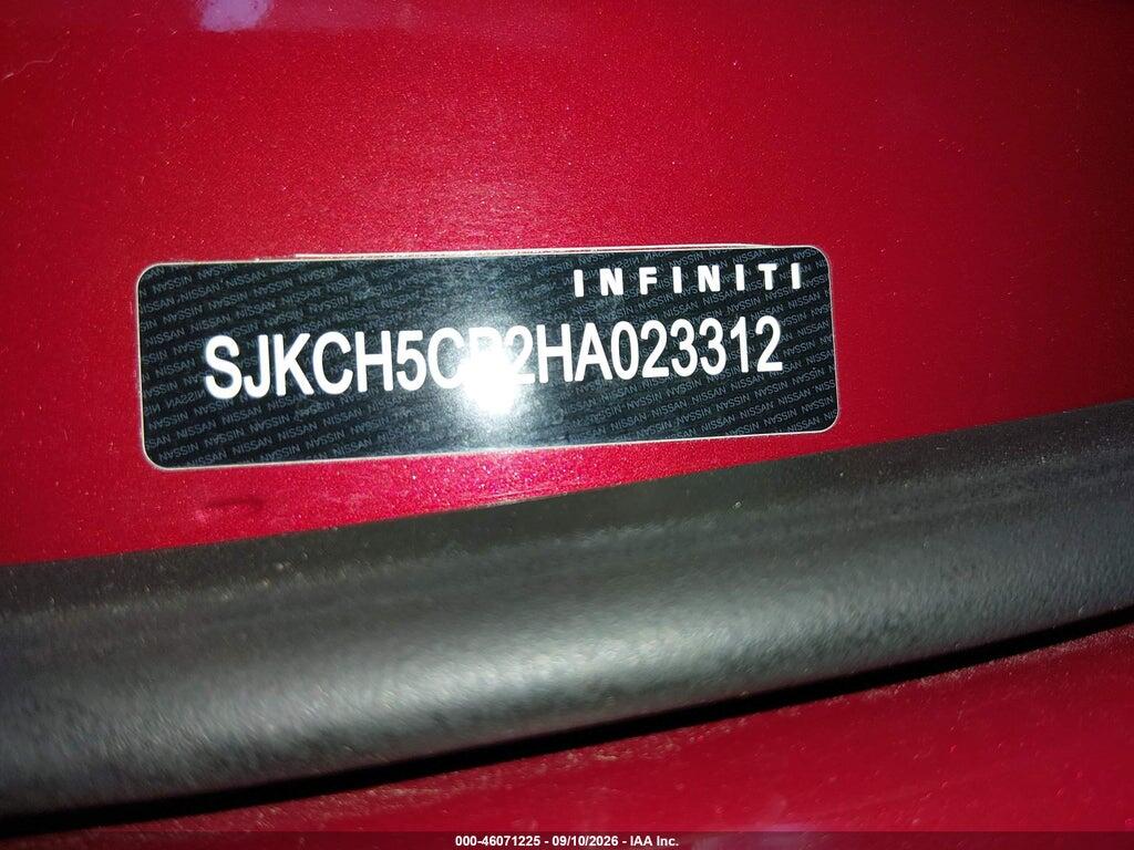 SJKCH5CP2HA023312 2017 INFINITI QX30 photo no. 9