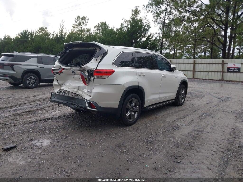 5TDDGRFH6HS032085 2017 TOYOTA HIGHLANDER HYBRID photo no. 4