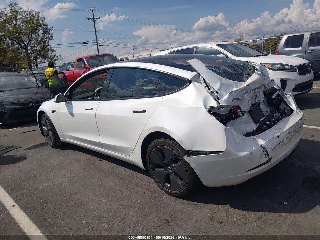 5YJ3E1EB9MF013299 2021 TESLA MODEL 3 photo no. 3