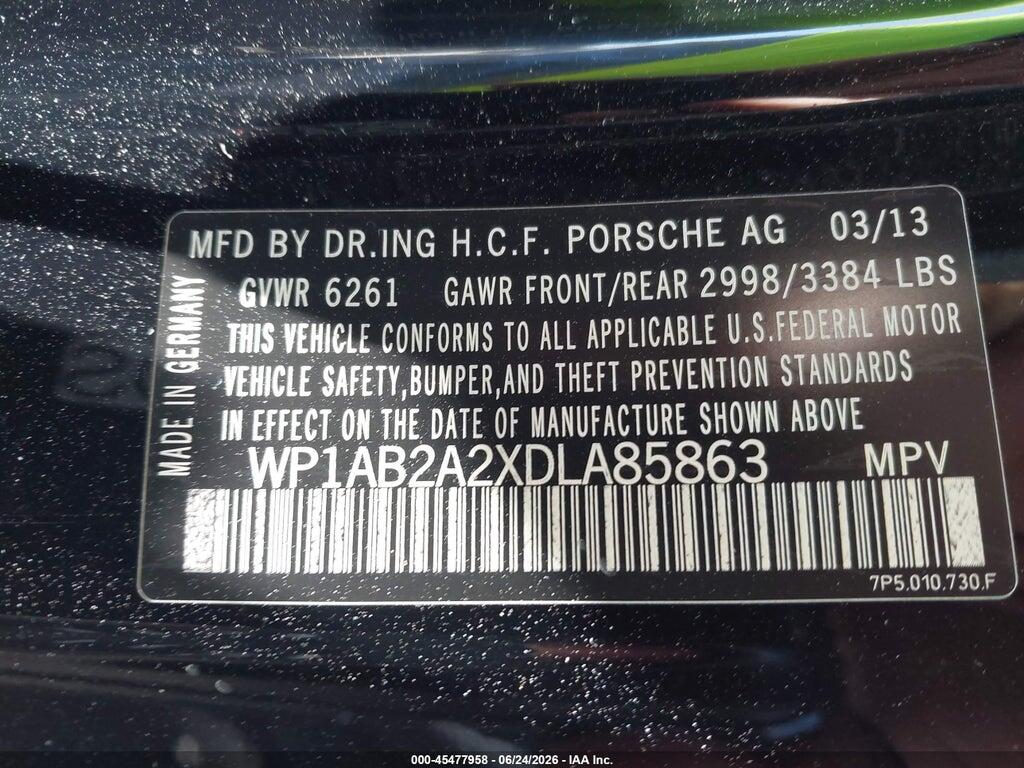 WP1AB2A2XDLA85863 2013 PORSCHE CAYENNE photo no. 9
