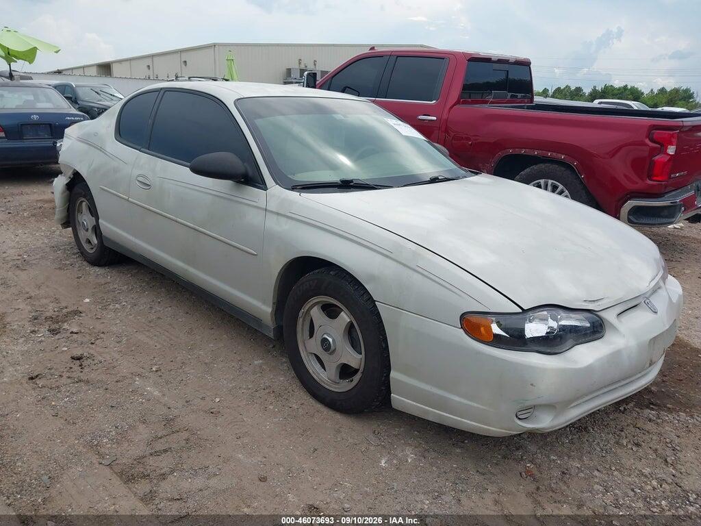 2004 CHEVROLET MONTE CARLO 2G1WW12EX49192507