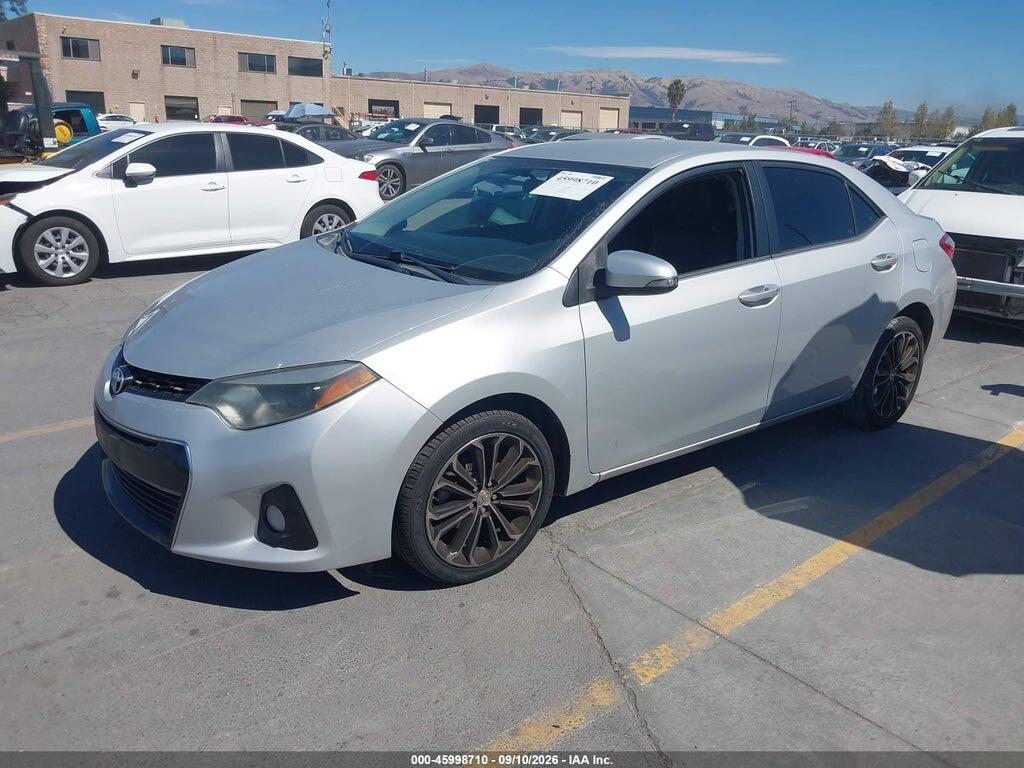 2T1BURHE3FC394609 2015 TOYOTA COROLLA photo no. 2