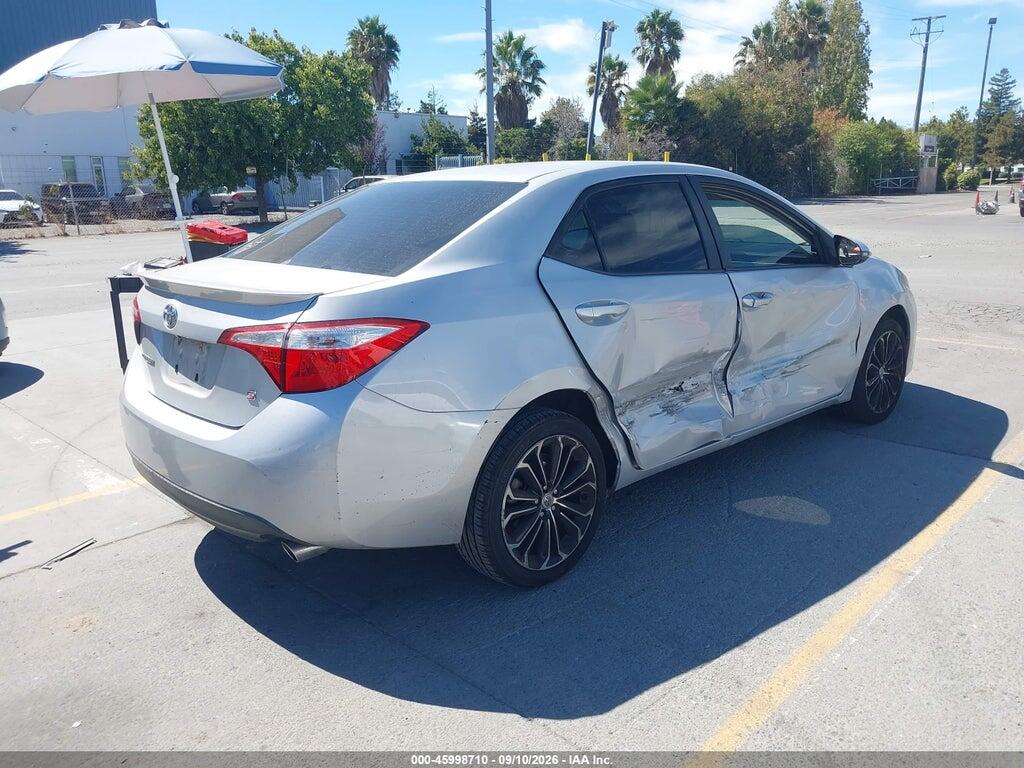 2T1BURHE3FC394609 2015 TOYOTA COROLLA photo no. 4