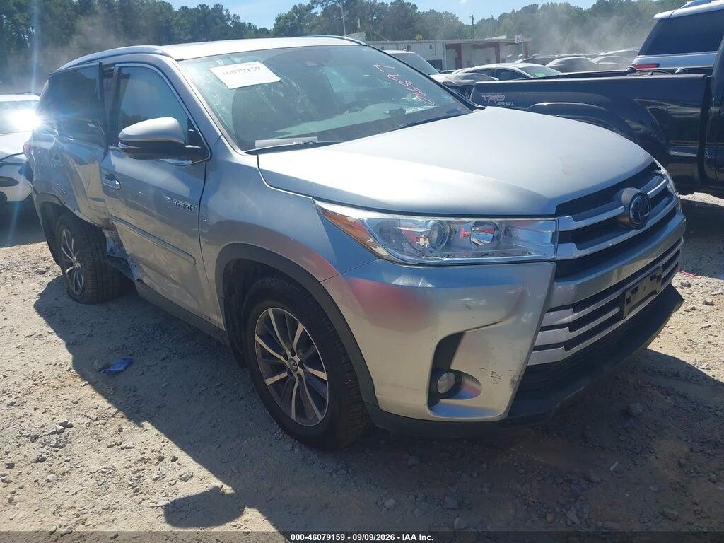 2019 TOYOTA HIGHLANDER HYBRID 5TDJGRFH3KS066897