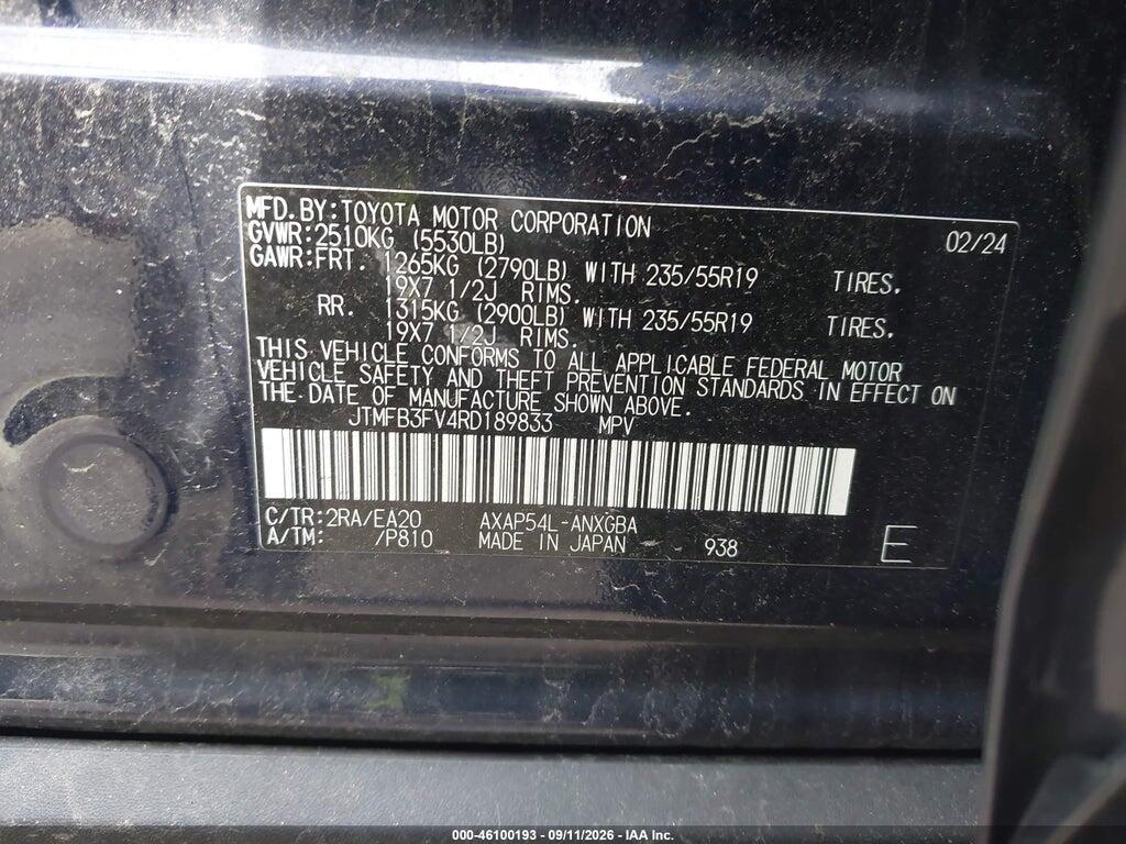 JTMFB3FV4RD189833 2024 TOYOTA RAV4 PRIME photo no. 9
