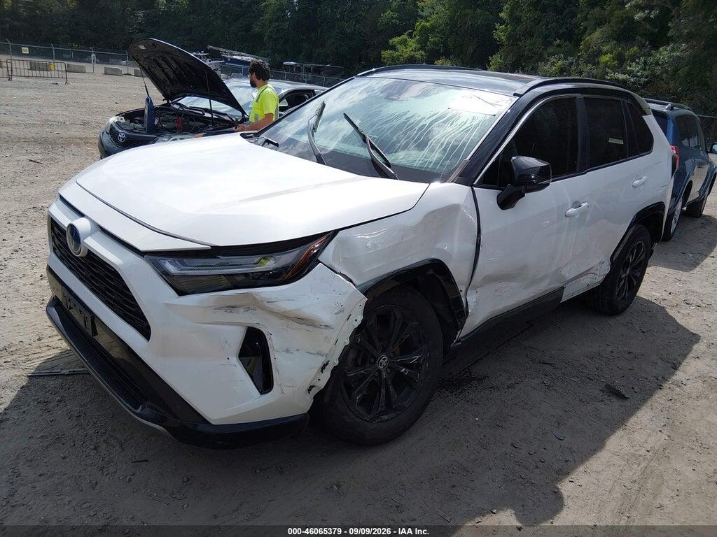 4T3E6RFV2NU100115 2022 TOYOTA RAV4 HYBRID photo no. 2