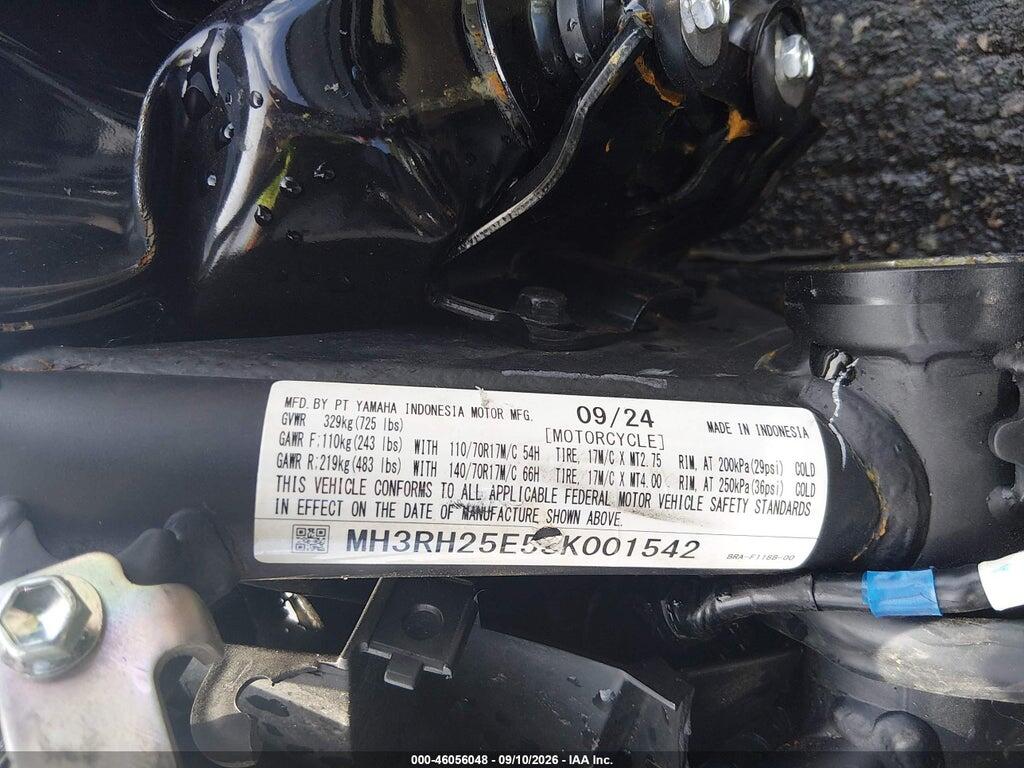 MH3RH25E5SK001542 2025 YAMAHA YFZ320 photo no. 10