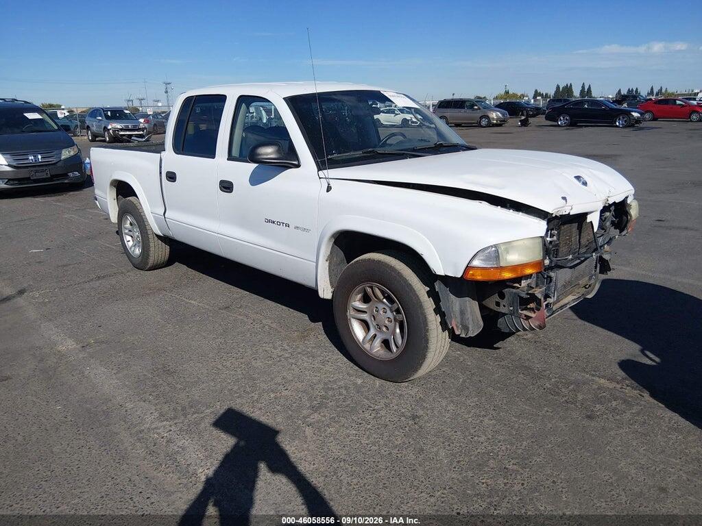 2002 DODGE DAKOTA 1B7HL38N22S521921