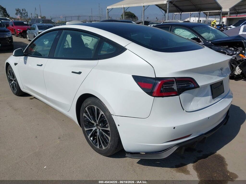 5YJ3E1EA7PF550703 2023 TESLA MODEL 3 photo no. 3