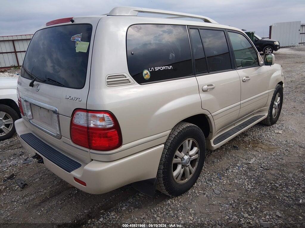 JTJHT00W043545308 2004 LEXUS LX 470 photo no. 4