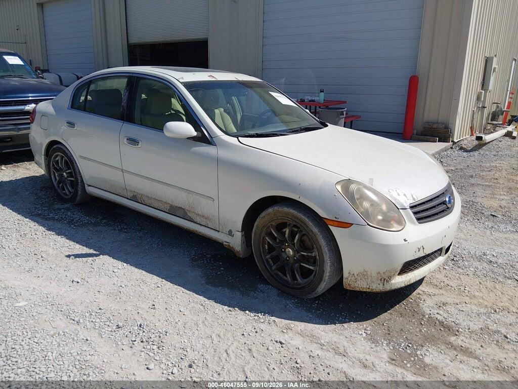 2006 INFINITI G35 JNKCV51E36M517234