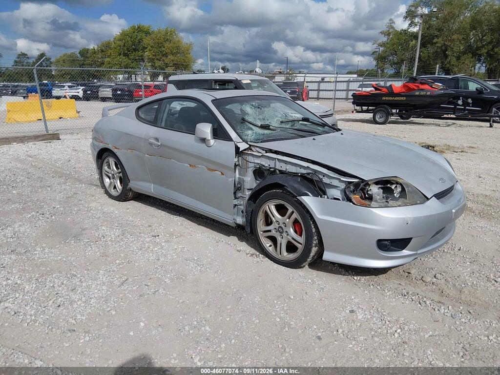 2005 HYUNDAI TIBURON KMHHN65F15U186812