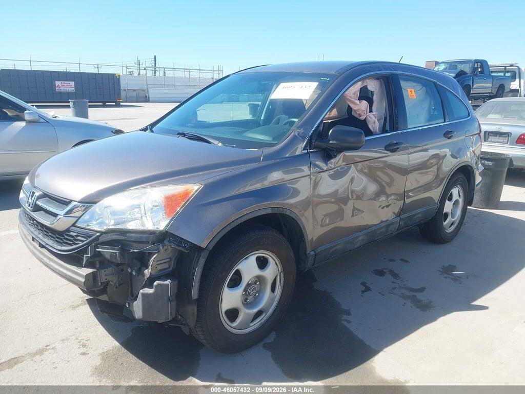 5J6RE3H36AL010342 2010 HONDA CR-V photo no. 2