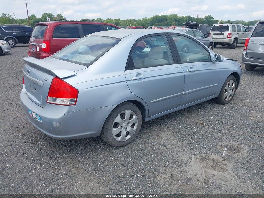KNAFE121X75451566 2007 KIA SPECTRA photo no. 4