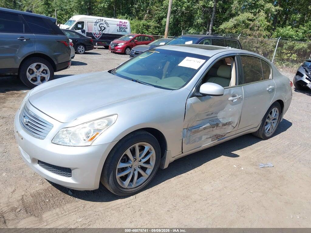 JNKBV61EX8M212401 2008 INFINITI G35 photo no. 2