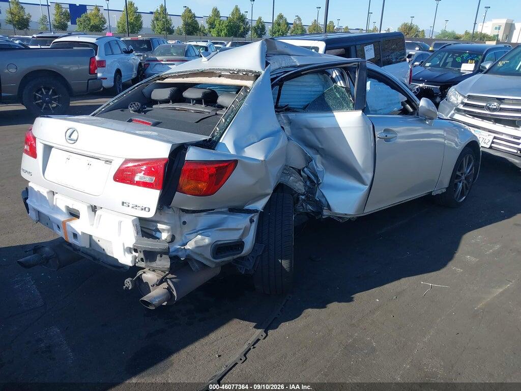 JTHBK262X82075164 2008 LEXUS IS 250 photo no. 4