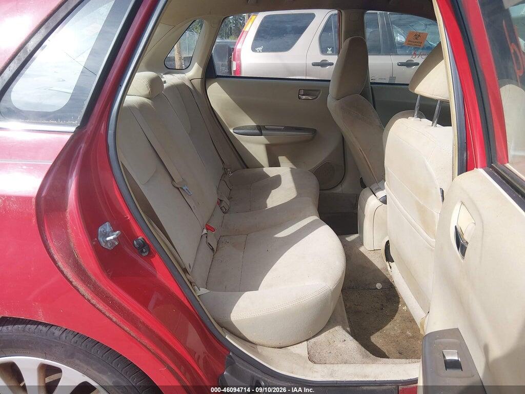 JF1GE61638H524977 2008 SUBARU IMPREZA photo no. 8