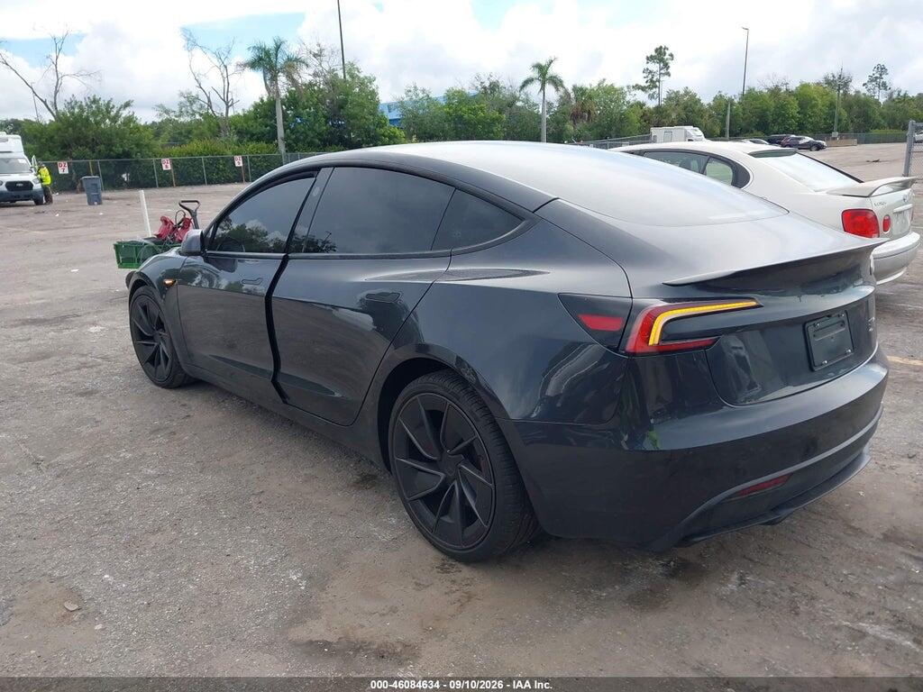 5YJ3E1ETXTF140778 2026 TESLA MODEL 3 photo no. 3
