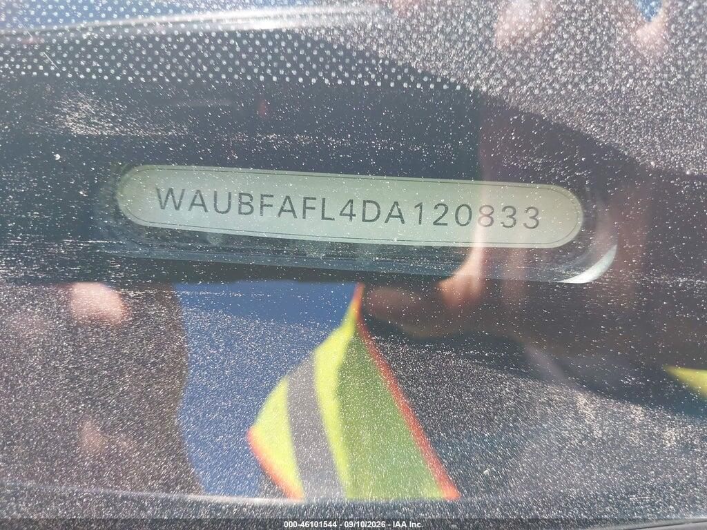 WAUBFAFL4DA120833 2013 AUDI A4 photo no. 9
