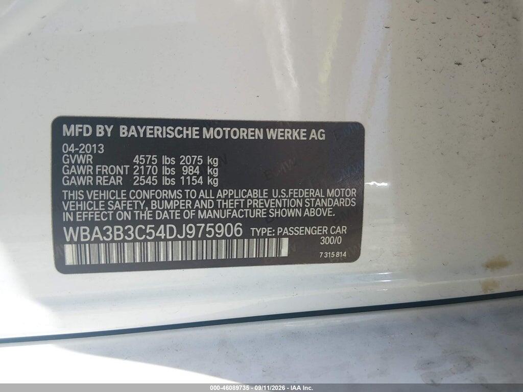 WBA3B3C54DJ975906 2013 BMW 328I photo no. 9