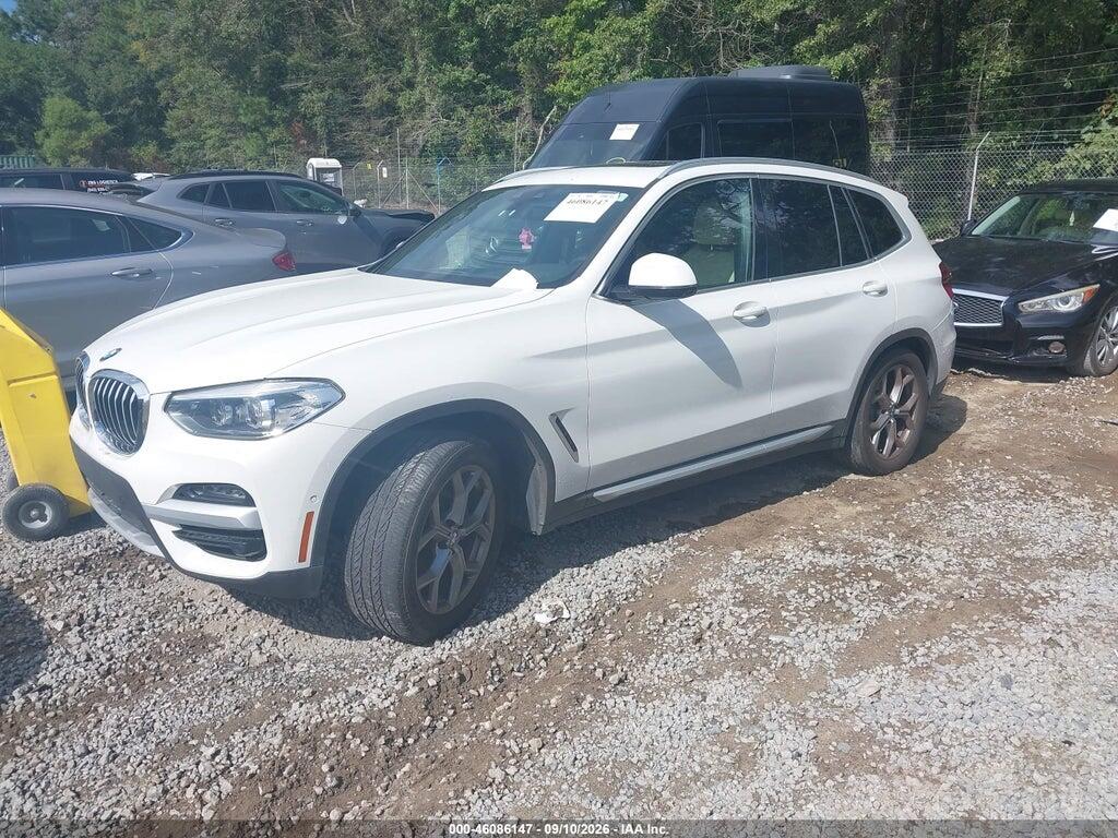 5UXTY5C00M9H06595 2021 BMW X3 photo no. 2