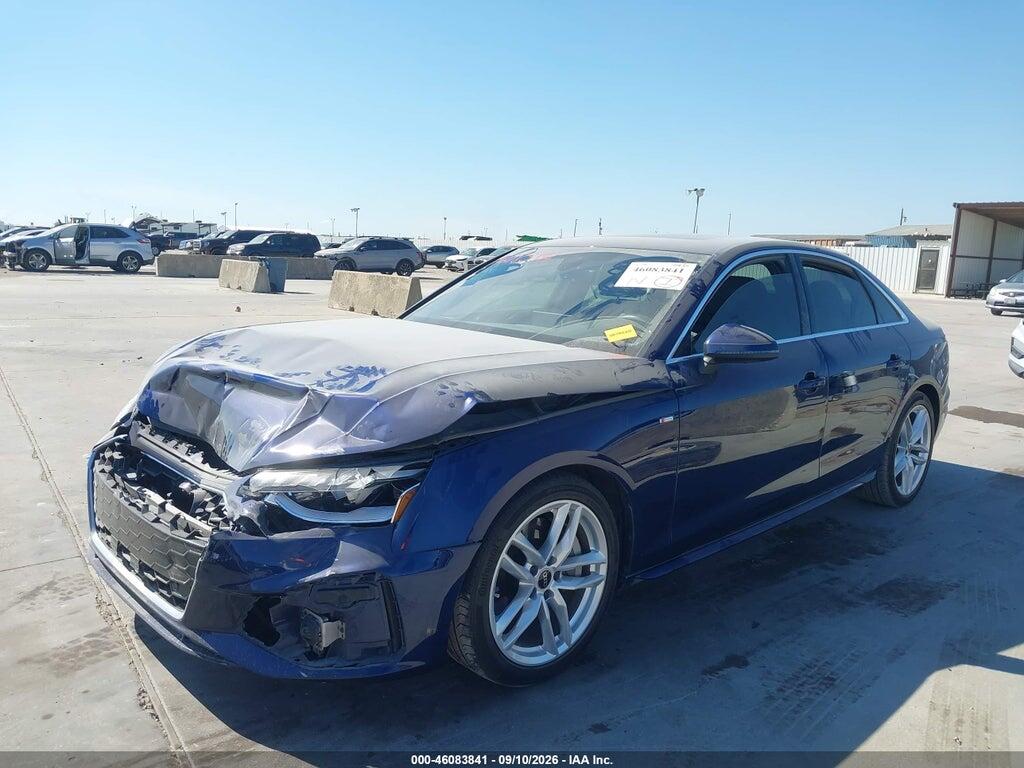 WAUEAAF43NA023807 2022 AUDI A4 photo no. 2