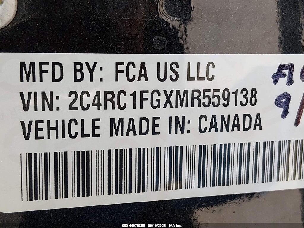 2C4RC1FGXMR559138 2021 CHRYSLER PACIFICA photo no. 9