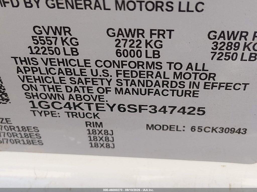 1GC4KTEY6SF347425 2025 CHEVROLET SILVERADO 3500HD photo no. 8