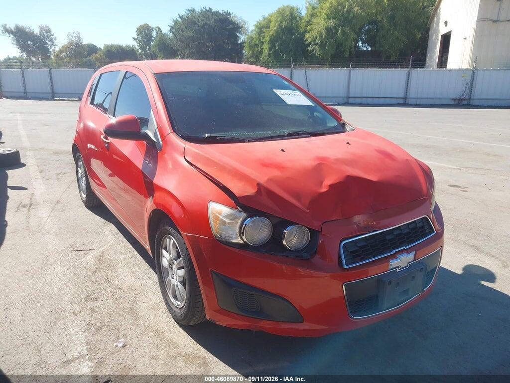2012 CHEVROLET SONIC 1G1JA6SHXC4156026