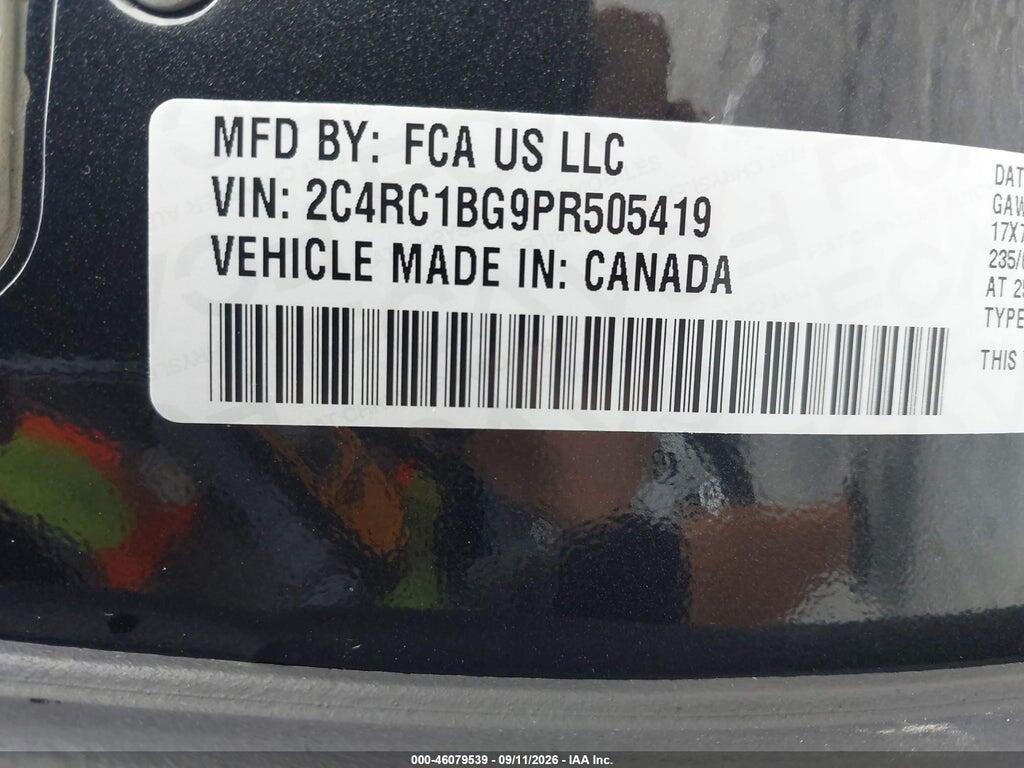 2C4RC1BG9PR505419 2023 CHRYSLER PACIFICA photo no. 9
