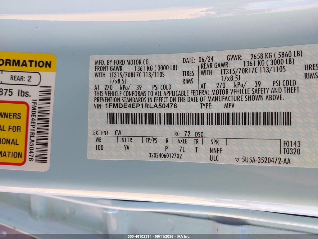 1FMDE4EP1RLA50476 2024 FORD BRONCO photo no. 9