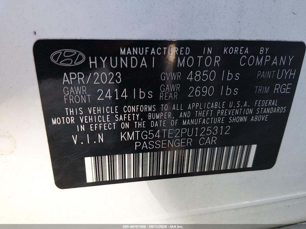 KMTG54TE2PU125312 2023 GENESIS G70 photo no. 9