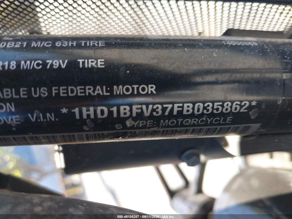 1HD1BFV37FB035862 2015 HARLEY-DAVIDSON FXSB photo no. 9