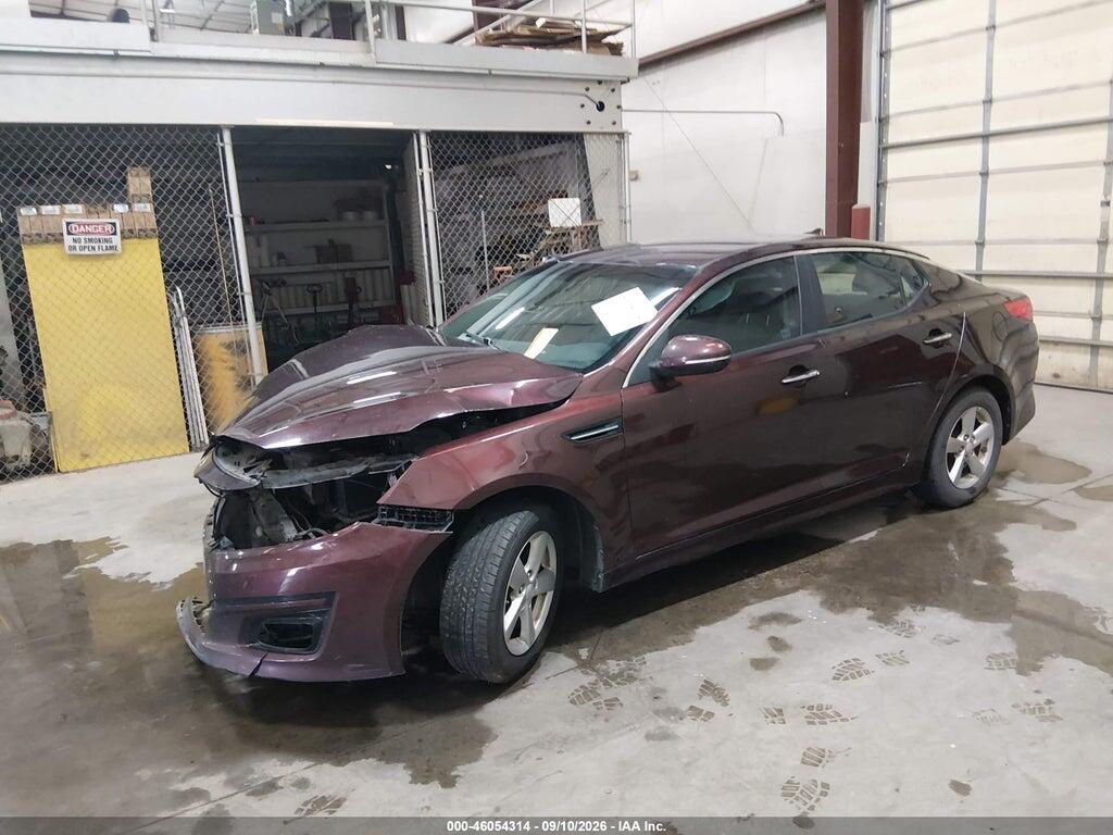 5XXGM4A75EG317185 2014 KIA OPTIMA photo no. 2