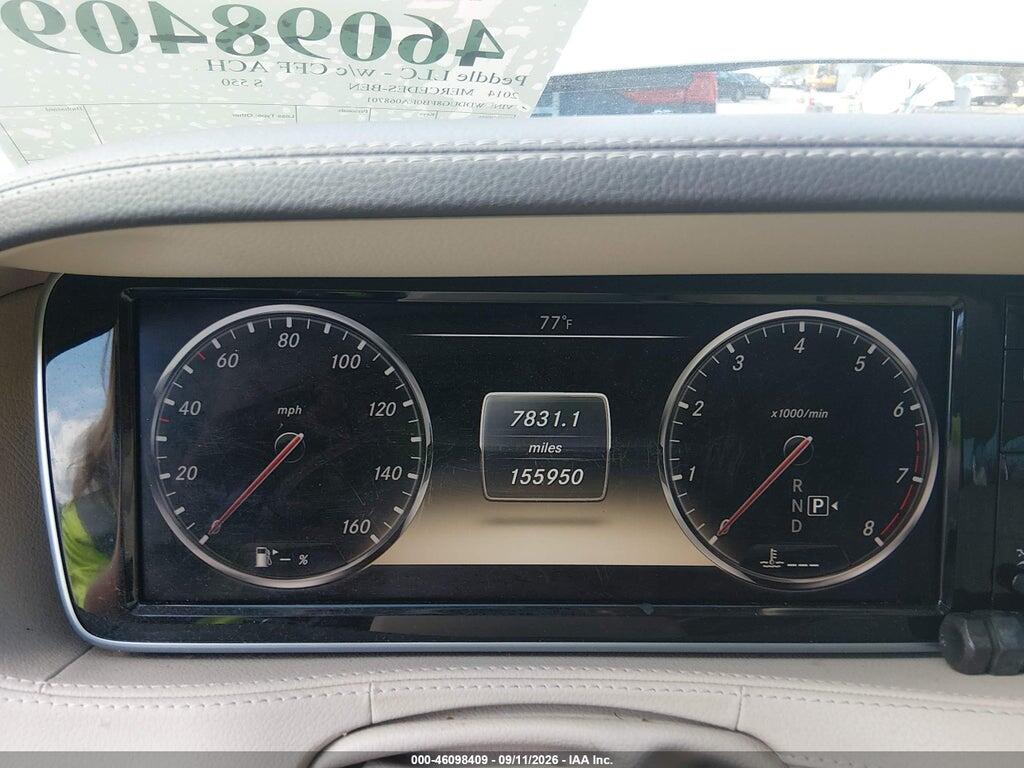 WDDUG8FB0EA068701 2014 MERCEDES-BENZ S 550 photo no. 7