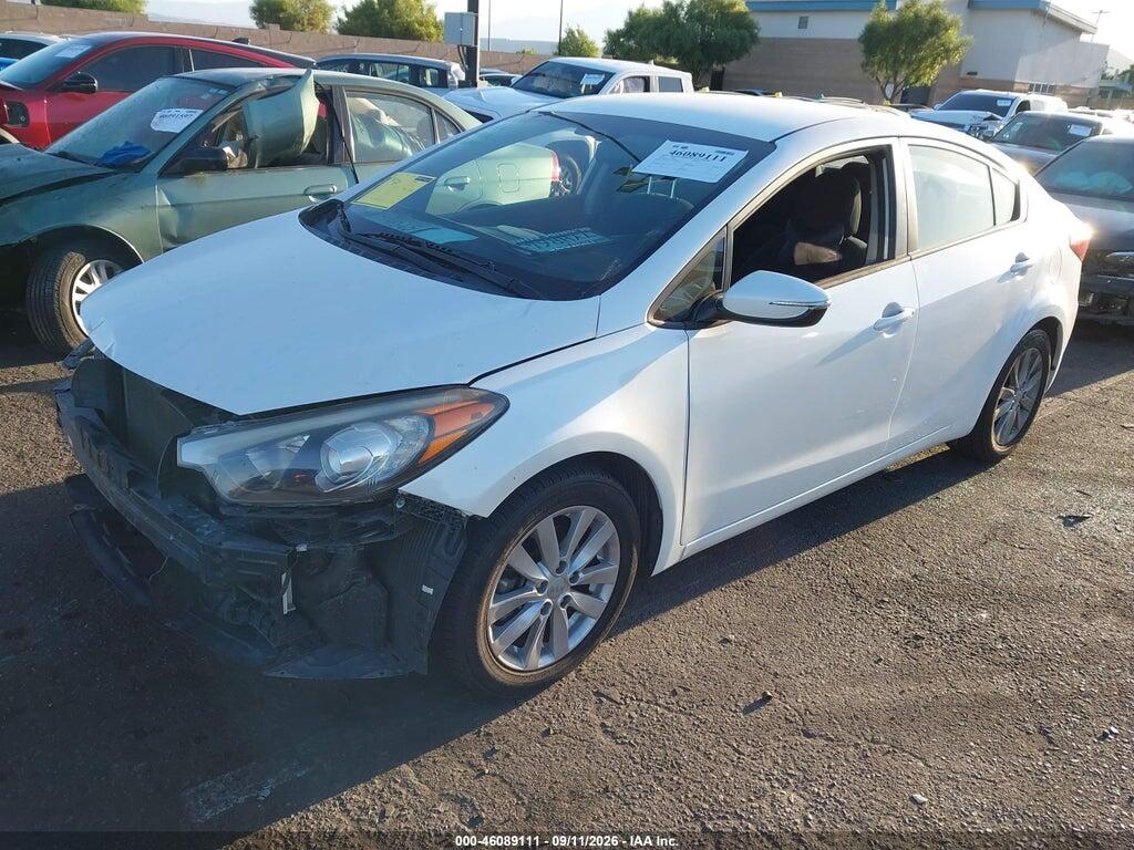 KNAFX4A67G5555022 2016 KIA FORTE photo no. 2