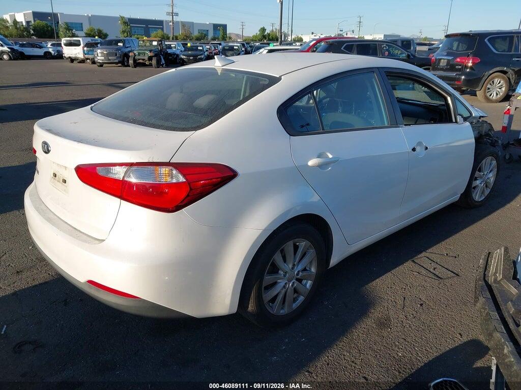 KNAFX4A67G5555022 2016 KIA FORTE photo no. 4