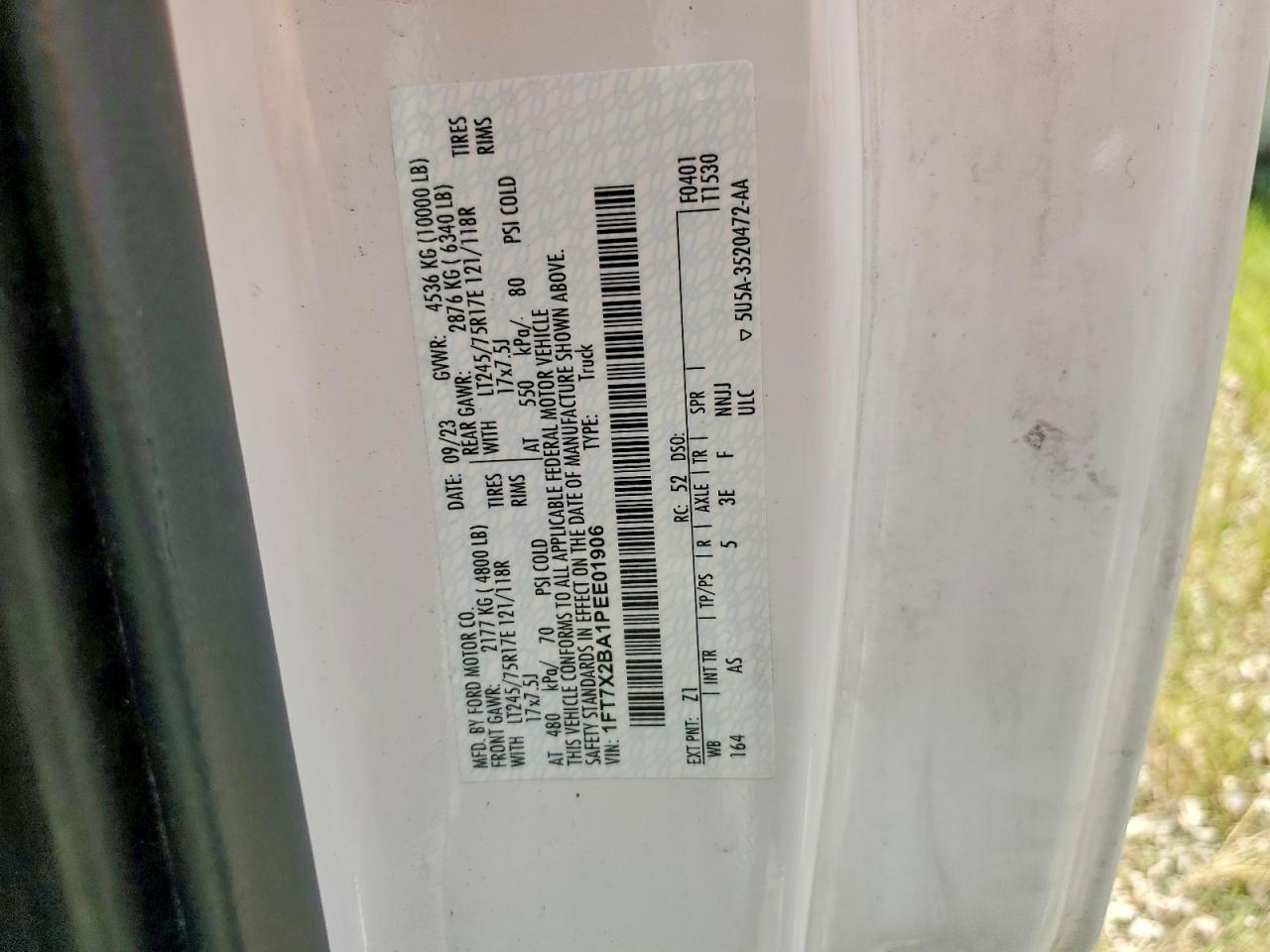 1FT7X2BA1PEE01906 2023 FORD F250 photo no. 12
