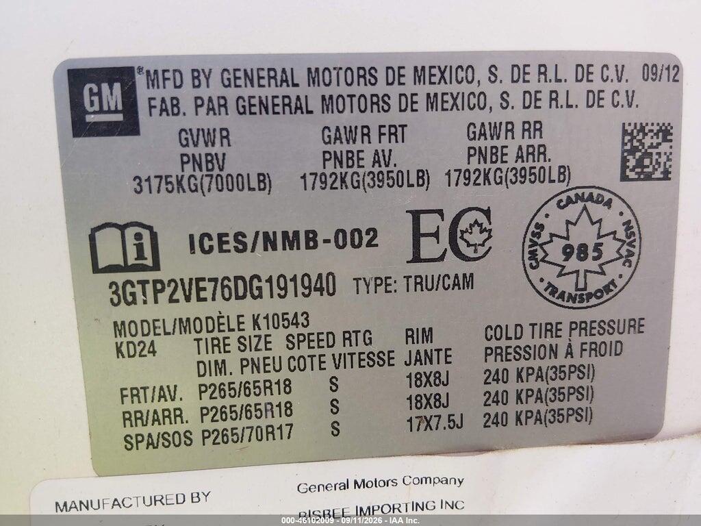 2013 GMC SIERRA K1500 SLE — Фото 9 из 16
