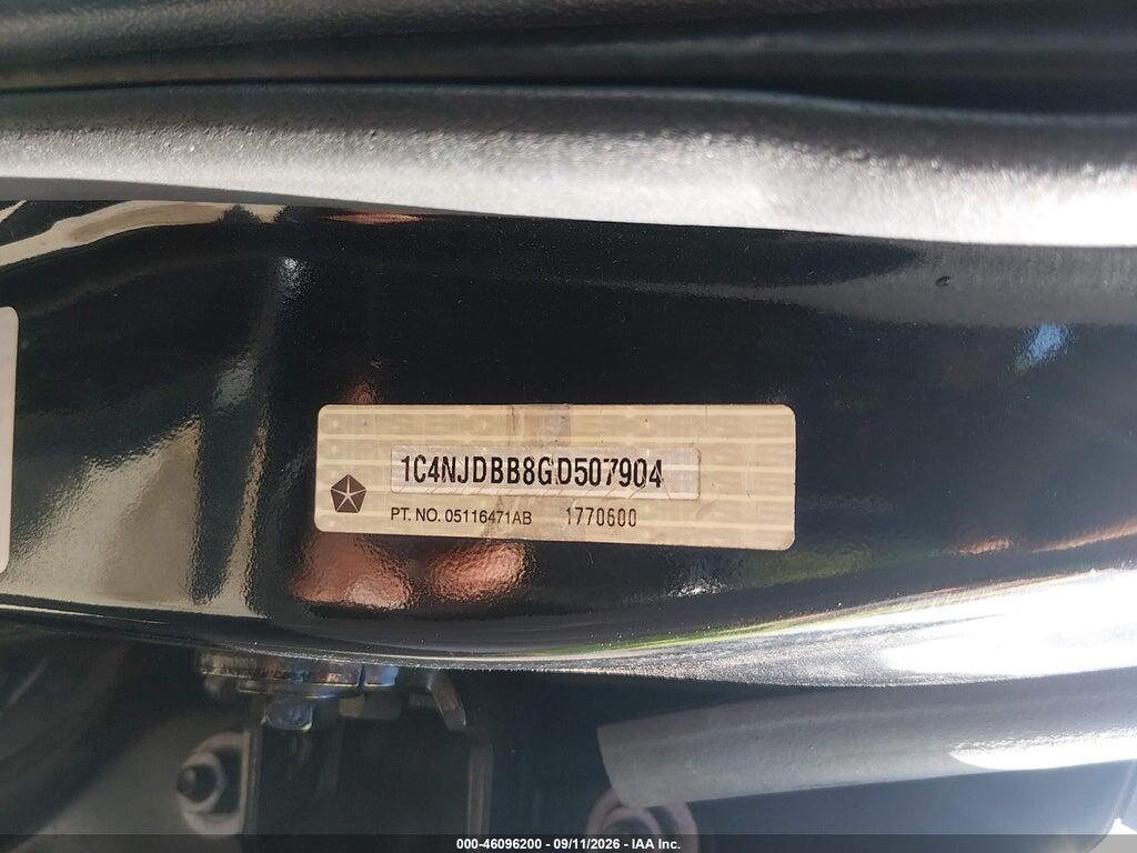 1C4NJDBB8GD507904 2016 JEEP COMPASS photo no. 9