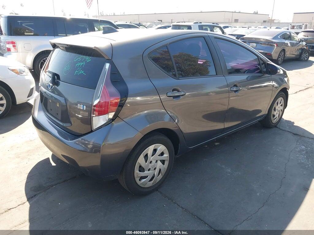 JTDKDTB3XG1590539 2016 TOYOTA PRIUS C photo no. 4