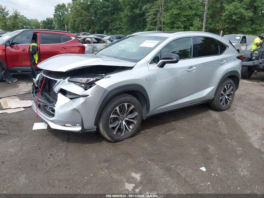 JTJBARBZ8F2002658 2015 LEXUS NX 200T photo no. 2