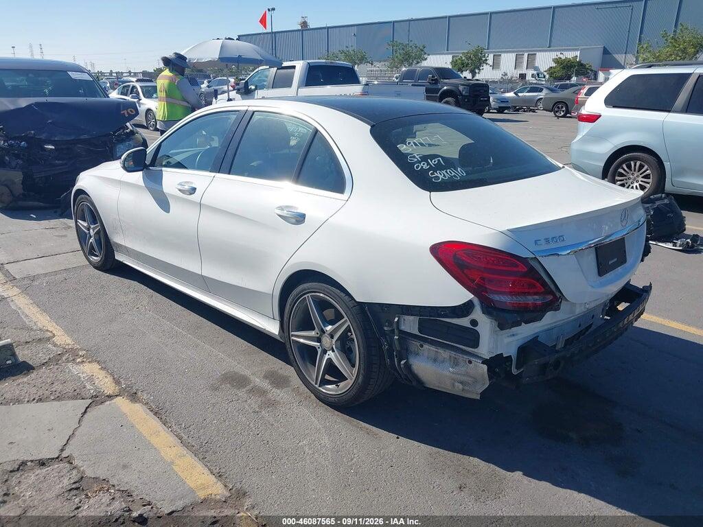55SWF4JB7GU128567 2016 MERCEDES-BENZ C 300 photo no. 3