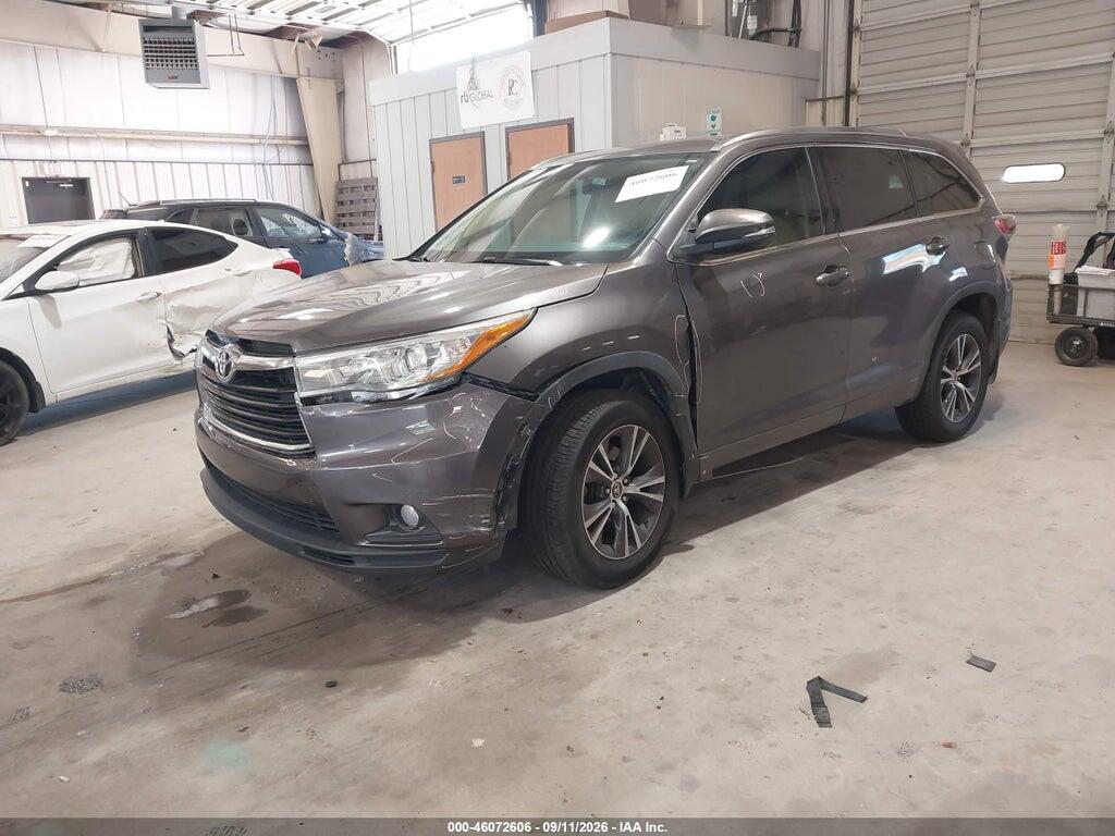 5TDJKRFHXGS302385 2016 TOYOTA HIGHLANDER photo no. 2