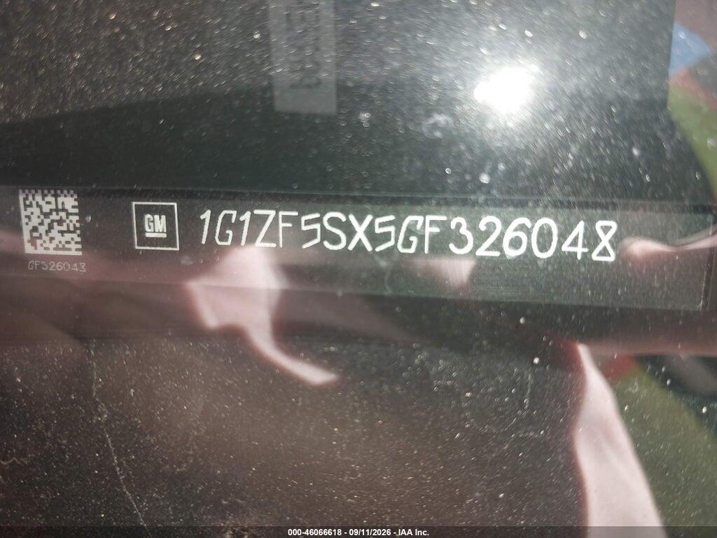 1G1ZF5SX5GF326048 2016 CHEVROLET MALIBU photo no. 9