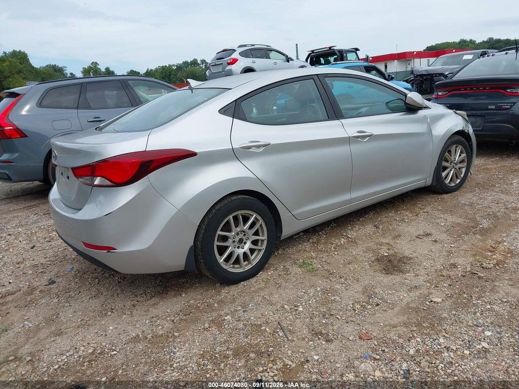 KMHDH4AE4FU226342 2015 HYUNDAI ELANTRA photo no. 4