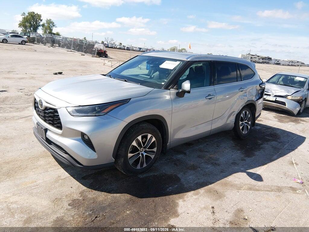 5TDGZRBH1MS548071 2021 TOYOTA HIGHLANDER photo no. 2